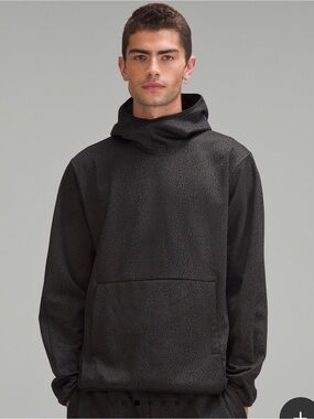 Lululemon LAB Leopard Print Hoodie Mini Jacquard Graphite Grey/Black LM3EO6S